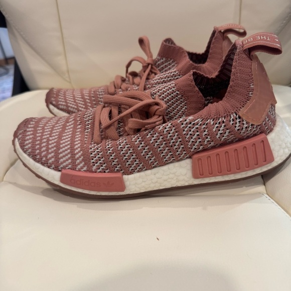 Adidas Pink NMD R1 STLT Primeknit Sneakers - Picture 1 of 6